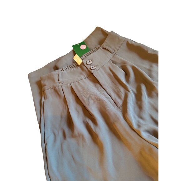 NWT Halara Womens Wide Leg High-Waist Pleated Trousers S Gray - Picture 5 of 9